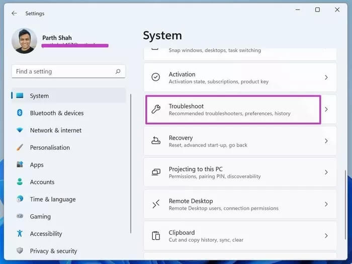 open-troubleshoot-menu_935adec67b324b146ff212ec4c69054f أفضل 8 طرق لإصلاح عدم فتح متجر Microsoft في Windows 11