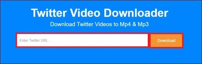 paste-the-address-in-the-enter-twitter-url-box-and كيفية تحميل GIF من GIPHY