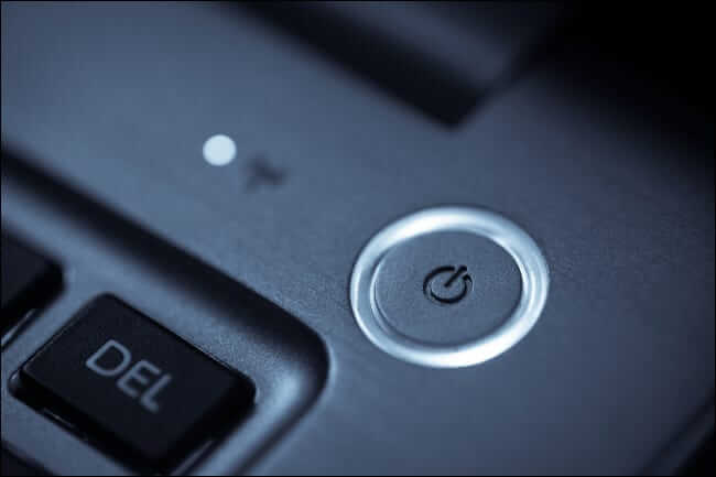 power-button-laptop-pc كيفية إيقاف تشغيل جهاز كمبيوتر Ubuntu