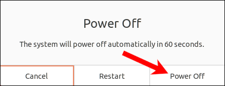 power-off-dialog-ubuntu كيفية إيقاف تشغيل جهاز كمبيوتر Ubuntu