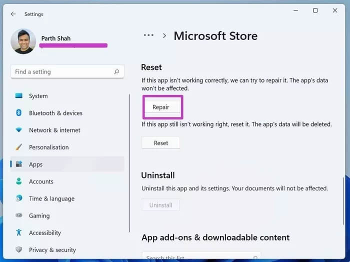repair-microsoft-store_935adec67b324b146ff212ec4c69054f أفضل 8 طرق لإصلاح عدم فتح متجر Microsoft في Windows 11