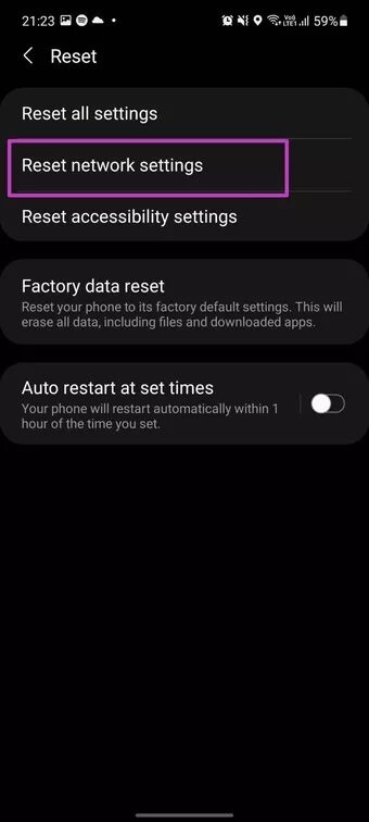 reset-network-settings-on-android_7c4a12eb7455b3a1ce1ef1cadcf29289 أفضل 9 طرق لإصلاح عدم تشغيل مقاطع فيديو YouTube على iOS و Android
