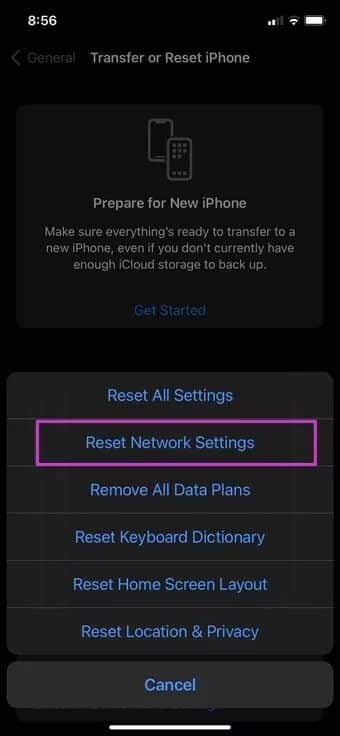 reset-network-settings_2021-10-15-153836_7c4a12eb7455b3a1ce1ef1cadcf29289 أفضل 8 طرق لإصلاح عدم اتصال FaceTime على iPhone