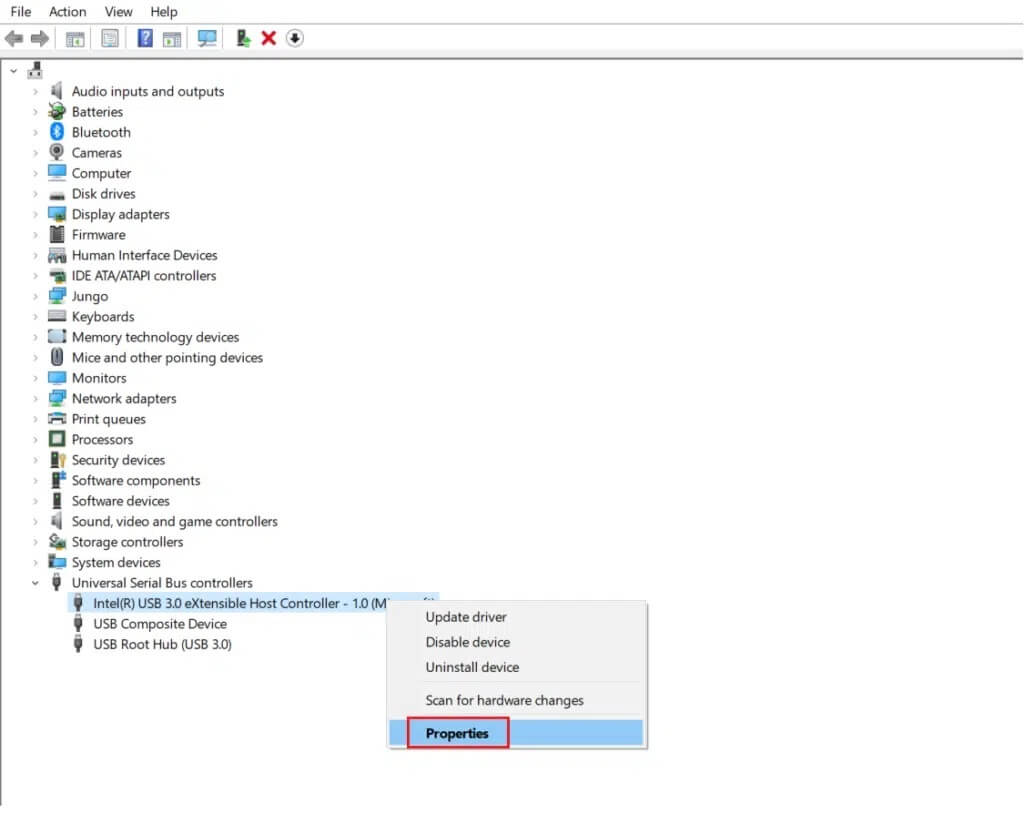 right-click-on-usb-driver-and-select-properties-1024x834-1 إصلاح جهاز USB غير معروف في Windows 10