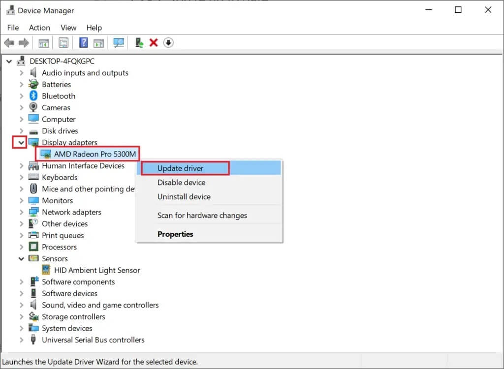 right-click-on-your-driver-and-select-update-drive-1024x750-1 إصلاح استمرار تعطل Steam