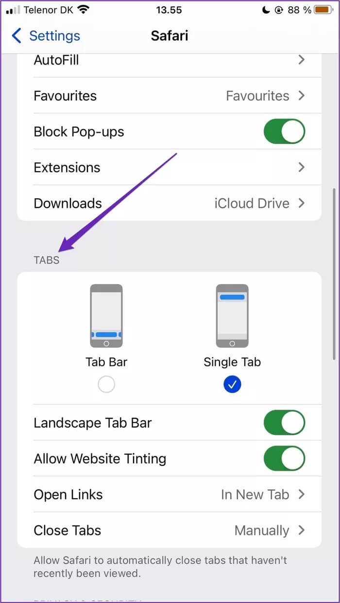 كيفية استخدام علامات تبويب Safari على جهاز iPhone - %categories