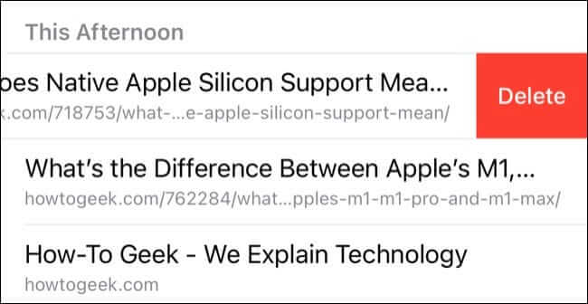 safari_history_delete كيفية حذف سجل موقع معين من Safari على iPhone أو iPad