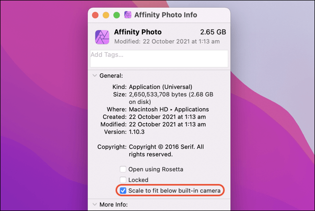scale_to_fit كيفية إخفاء MacBook Notch في أحد التطبيقات