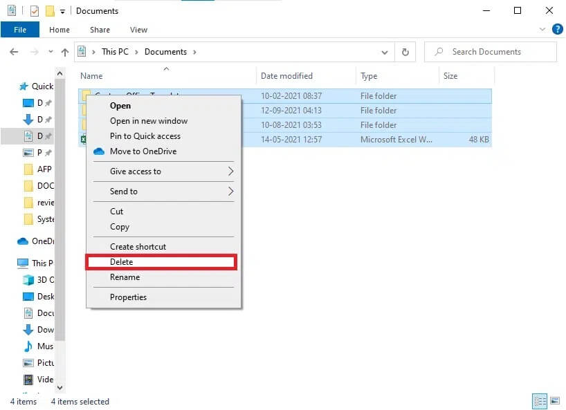 select-all-the-files-and-delete-them- إصلاح عدم القدرة على تشغيل Star Wars Battlefront 2