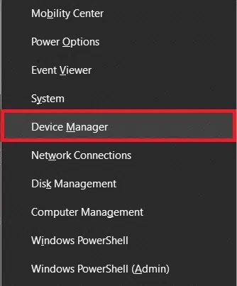 select-device-manager-1 8 حلول لمشكلة عدم اكتمال تنصيب Windows 10