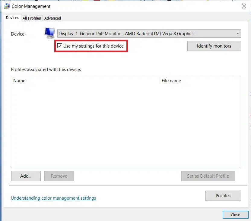 settings-for-this-display كيفية إعداد 3 شاشات على جهاز كمبيوتر محمول