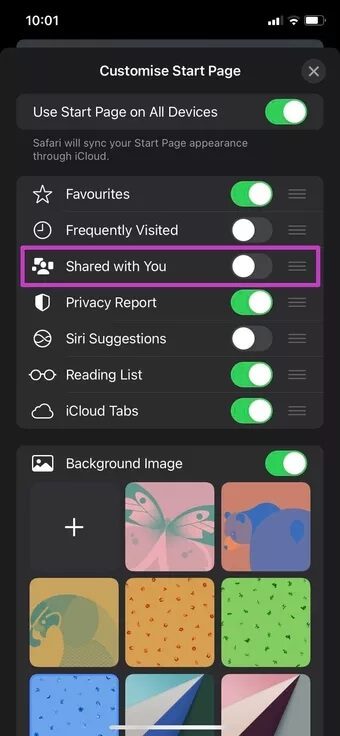shared-with-you-in-safari-browser_7c4a12eb7455b3a1ce1ef1cadcf29289 أفضل 6 طرق لتخصيص صفحة بدء Safari على iPhone