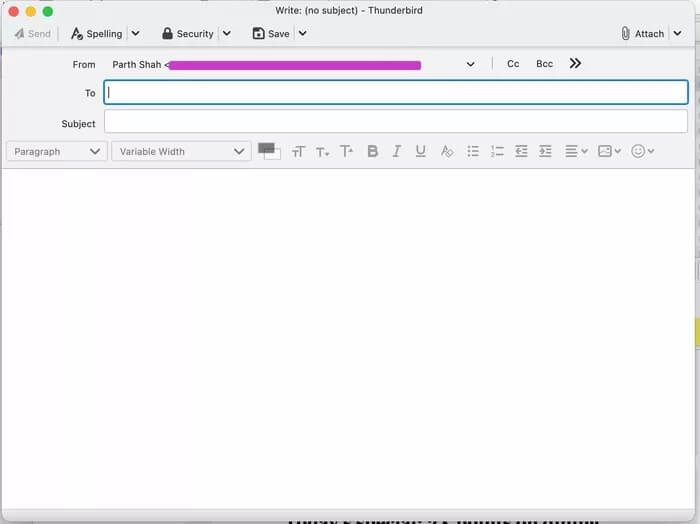 thunderbird-compose_2021-10-08-164832_935adec67b324b146ff212ec4c69054f Mailspring مقابل Thunderbird: أيهما الأفضل؟