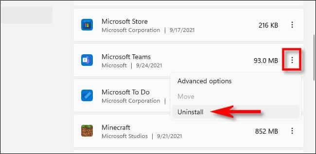 uninstall_teams كيفية التخلص من Teams على Windows 11