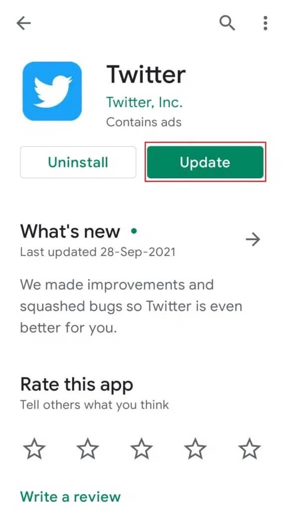 update-twitter-app-on-AndroidHonor-Play-576x1024-1 9 طرق لإصلاح عدم تشغيل Twitter لمقاطع الفيديو