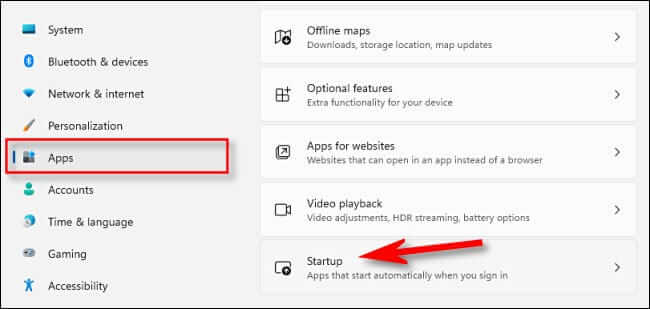 win11_settings_appps_startup كيفية التخلص من Teams على Windows 11