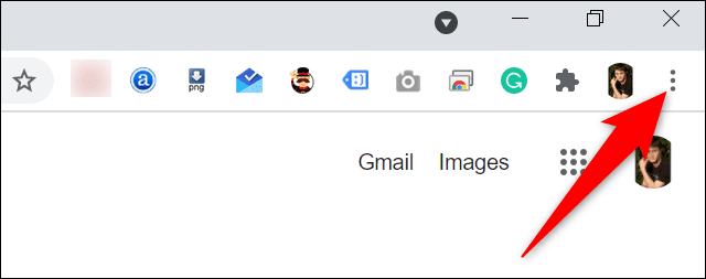 1-chrome-menu كيفية جعل Google صفحتك الرئيسية في Chrome أو Firefox أو Edge أو Safari