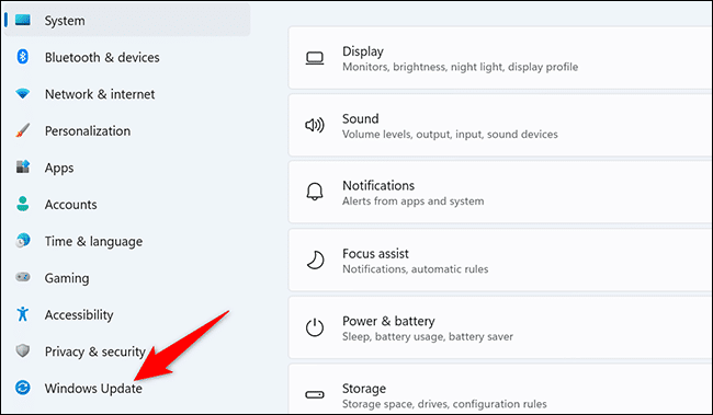 1-windows-update-settings كيفية إلغاء تثبيت تحديث في Windows 11