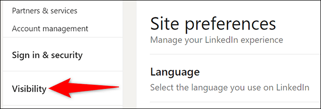 10-linkedin-visibility-settings كيفية حظر شخص ما على LinkedIn