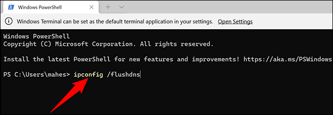 11-flush-dns-cache كيفية مسح ذاكرة التخزين المؤقت على Windows 11