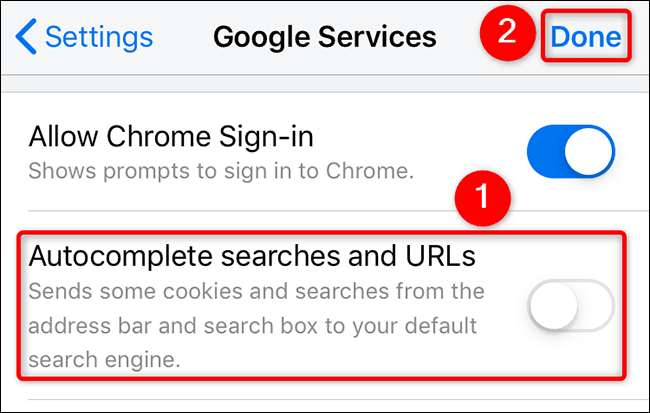 12-chrome-iphone-disable-search-suggestions كيفية تعطيل اقتراحات البحث في شريط العناوين في Google Chrome