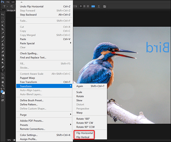 كيفية قلب صورة في Adobe Photoshop - %categories