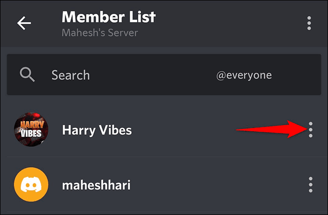 12-user-menu-discord-mobile كيفية نقل ملكية الخادم على Discord