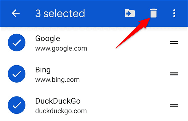 13-delete-multiple-bookmarks كيفية حذف الإشارات المرجعية على Google Chrome