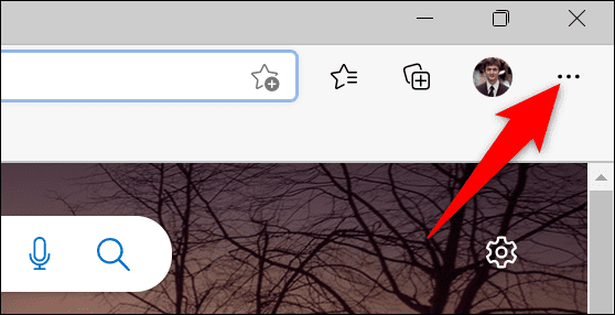16-edge-menu كيفية جعل Google صفحتك الرئيسية في Chrome أو Firefox أو Edge أو Safari
