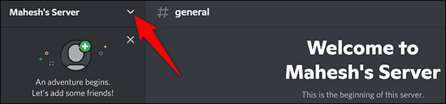 2-server-menu-discord-desktop كيفية نقل ملكية الخادم على Discord