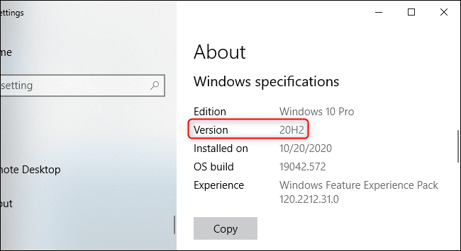 20h2 ما هو أحدث إصدار من Windows 10؟