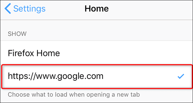 28-firefox-iphone-set-homepage كيفية جعل Google صفحتك الرئيسية في Chrome أو Firefox أو Edge أو Safari