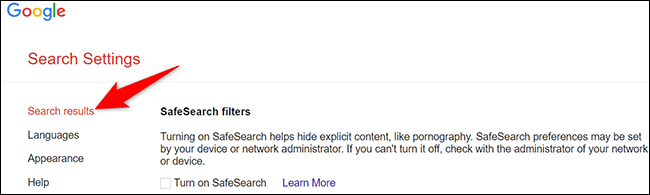 3-google-search-results كيفية زيادة نتائج بحث Google لكل صفحة