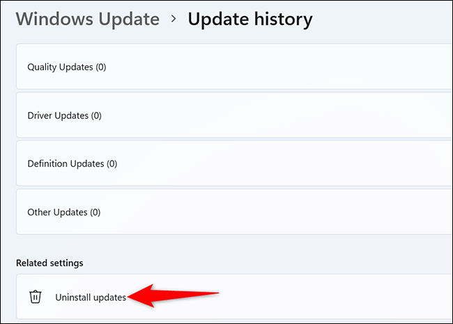 كيفية إلغاء تثبيت تحديث في Windows 11 - %categories