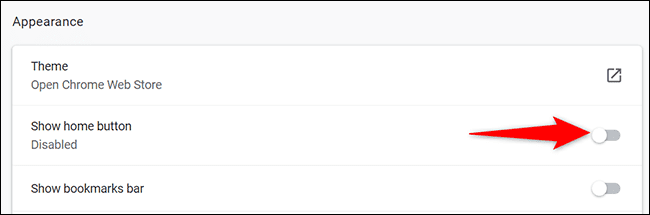 4-chrome-show-home-button كيفية جعل Google صفحتك الرئيسية في Chrome أو Firefox أو Edge أو Safari