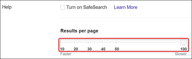 4-results-per-page كيفية زيادة نتائج بحث Google لكل صفحة
