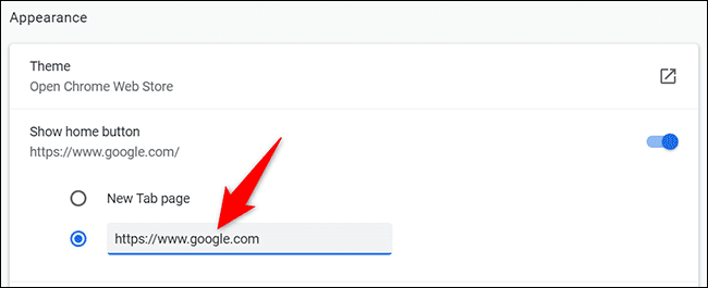 5-chrome-set-google-homepage كيفية جعل Google صفحتك الرئيسية في Chrome أو Firefox أو Edge أو Safari