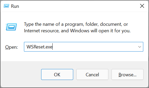 5-clear-ms-store-cache كيفية مسح ذاكرة التخزين المؤقت على Windows 11