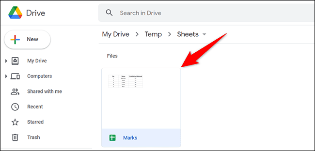 5-find-google-sheet كيفية تحويل Google Sheet إلى Microsoft Excel