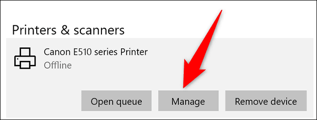 5-manage-printer-windows-10 كيفية تعيين الطابعة الافتراضية على Windows 10 أو 11