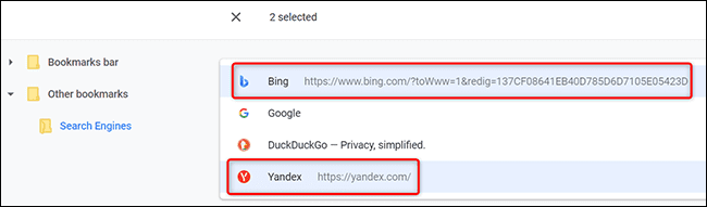 5-selectively-delete-bookmarks كيفية حذف الإشارات المرجعية على Google Chrome