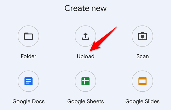 5-upload-files كيفية تحميل الملفات والمجلدات إلى Google Drive