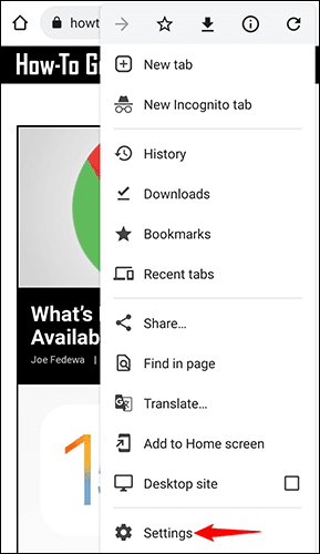 6-chrome-android-settings كيفية تعطيل اقتراحات البحث في شريط العناوين في Google Chrome