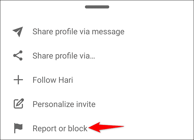 6-linkedin-mobile-report-block كيفية حظر شخص ما على LinkedIn