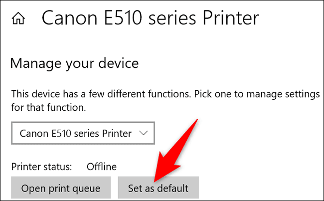 6-set-default-printer-windows-10 كيفية تعيين الطابعة الافتراضية على Windows 10 أو 11