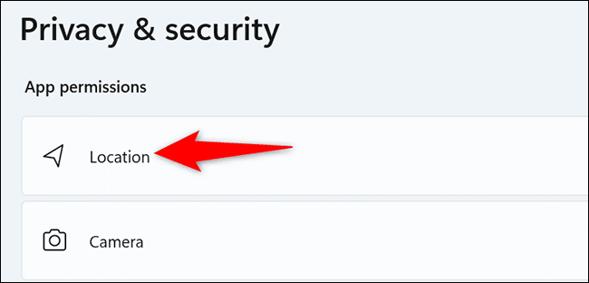 8-location-settings كيفية مسح ذاكرة التخزين المؤقت على Windows 11