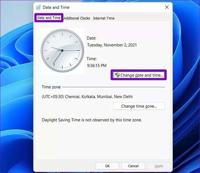 Change-Date-and-Time-on-Windows-11_935adec67b324b146ff212ec4c69054f-700x603 أفضل 7 طرق لإصلاح اختفاء شريط المهام أو فقدانه على Windows 11
