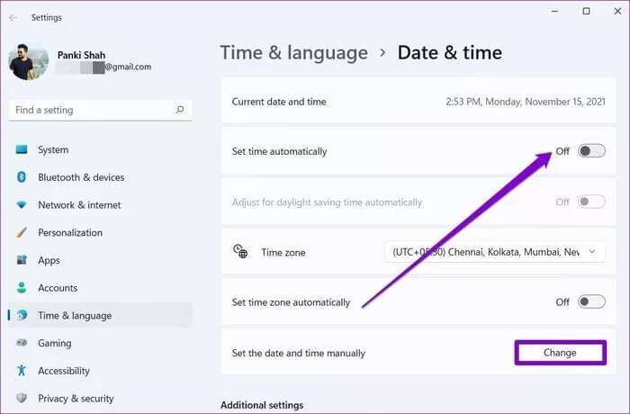 Change-date-and-time-Manually_935adec67b324b146ff212ec4c69054f-700x460 أفضل 6 طرق لإصلاح عدم عمل إضافات Firefox على جهاز الكمبيوتر