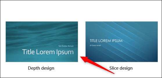 Choose-the-theme. كيف تصنع انفوجرافيك في Microsoft PowerPoint