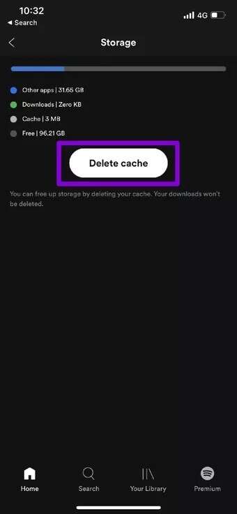 Clear-Cache-on-Spotify_7c4a12eb7455b3a1ce1ef1cadcf29289-340x736 أفضل 7 طرق لإصلاح عدم عمل Spotify على iPhone
